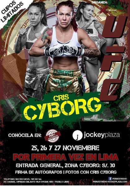 Afiche Cris Cyborg