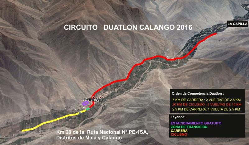 CIRCUITO NACIONAL DUATLON CALANGO 2016 2