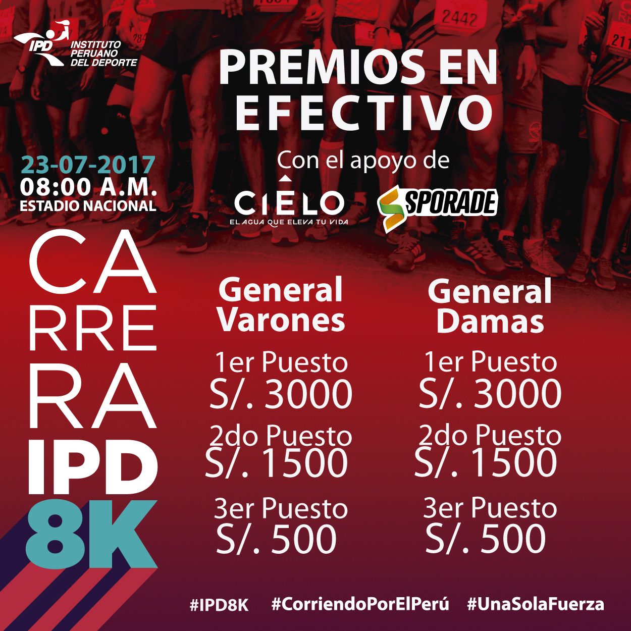 Carrera IPD 8K 23 DE JULIO