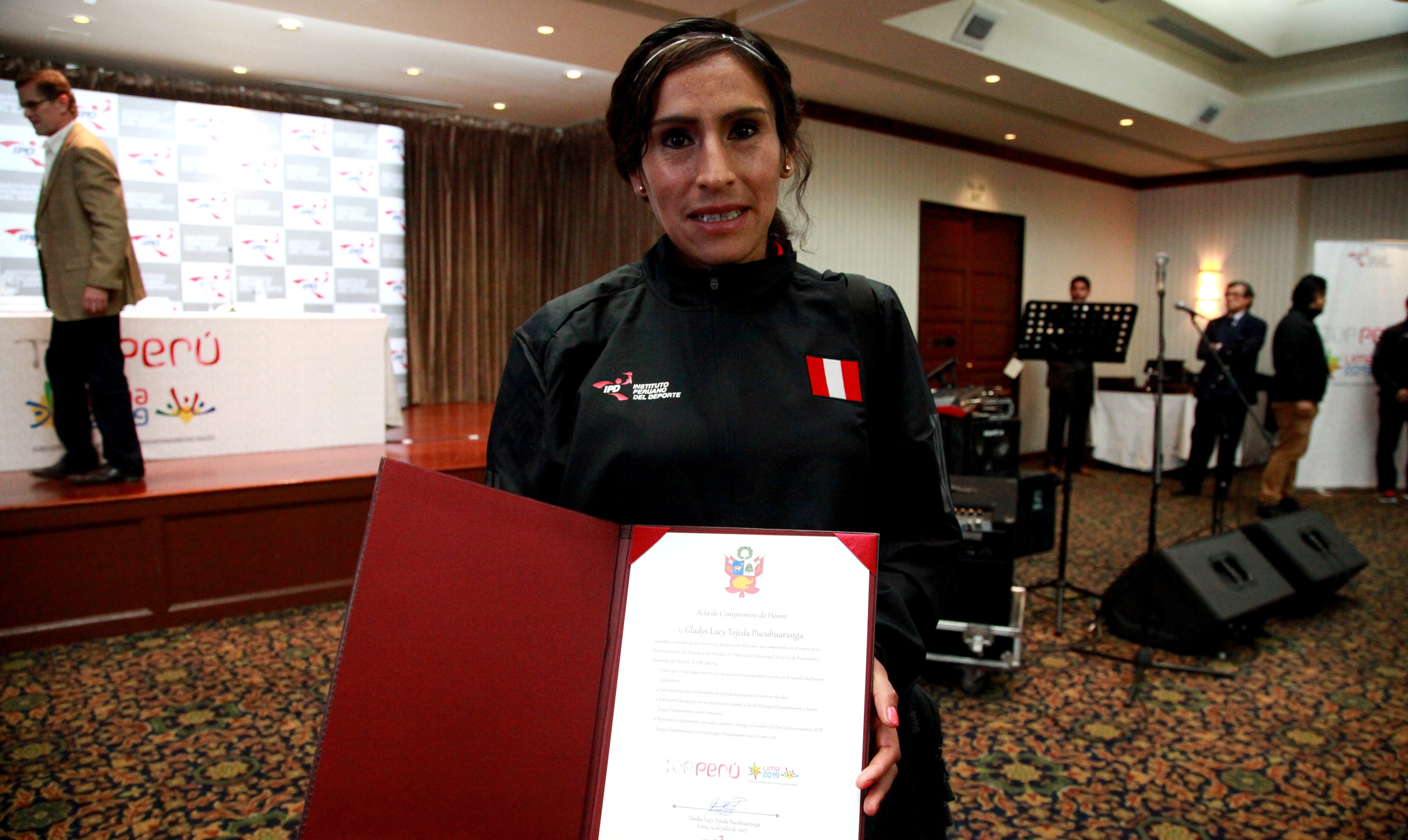 Gladis Tejeda acuerdo