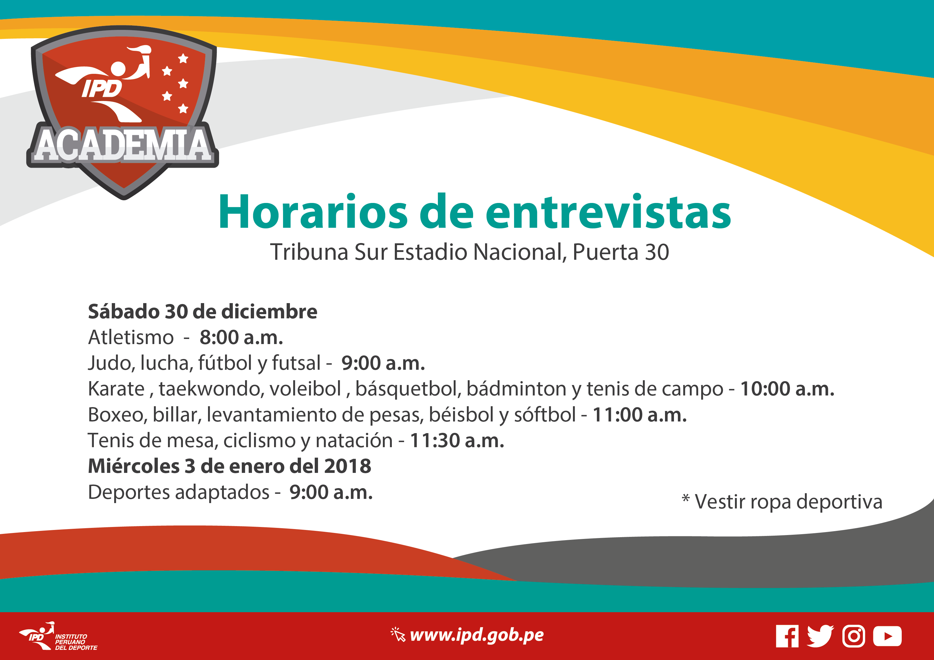HORARIOS DE ENTREVISTAS 01