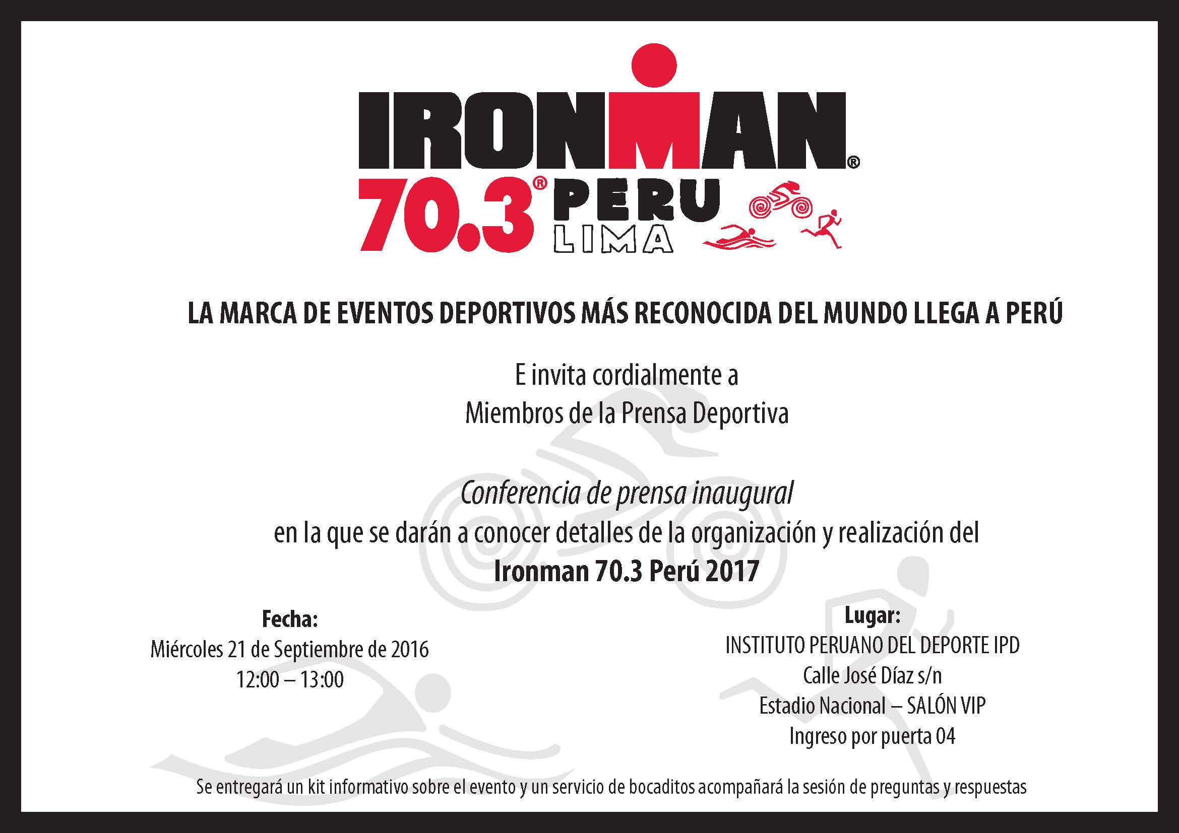 Invitacion medios de comunicacion