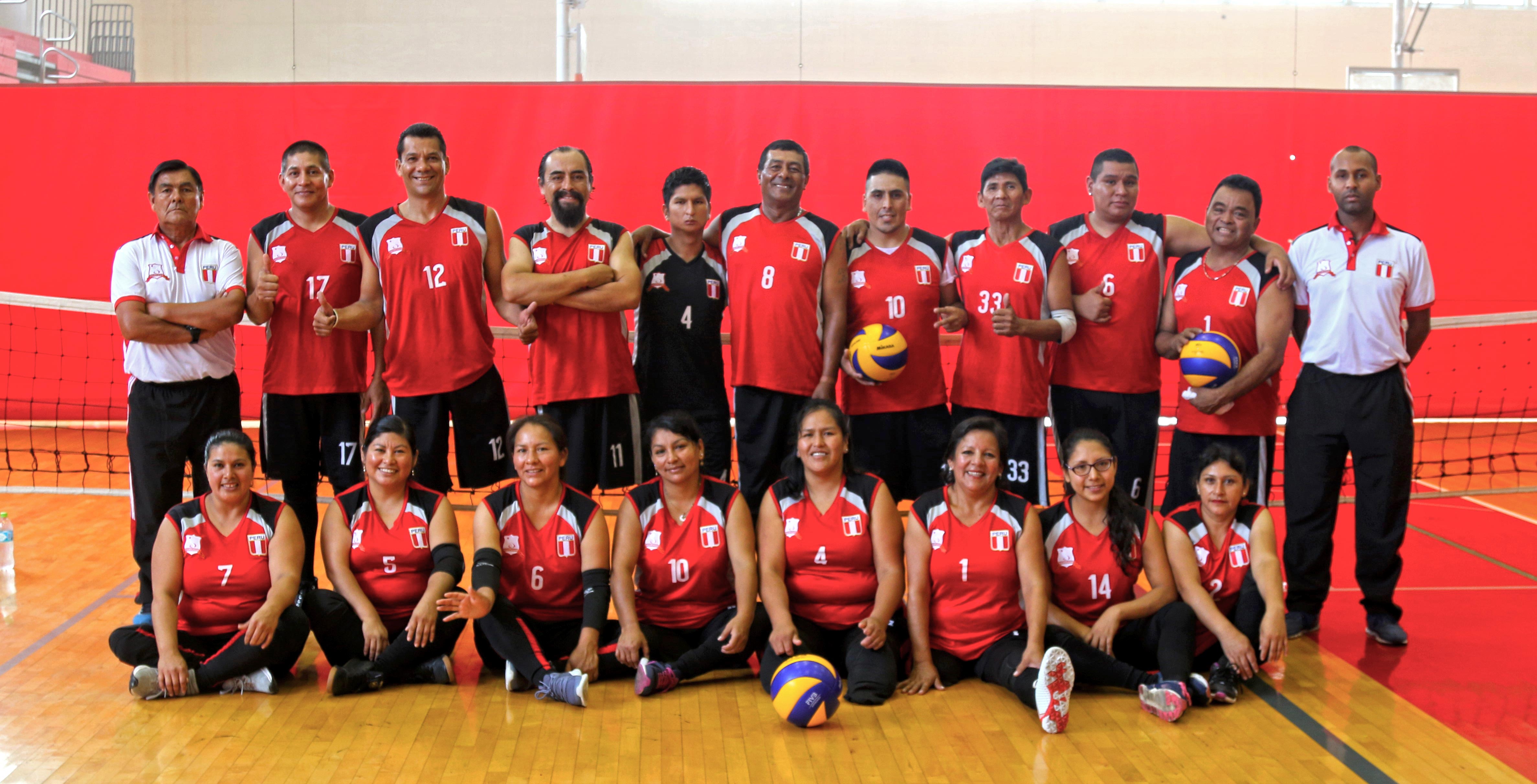 PRE SELECCIÓN DE VÓLEY SENTADO VARONES DAMAS Y TECNICOS DEPORTIVOS