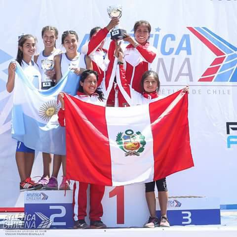 Rina Cjuro Podio Sudamericano
