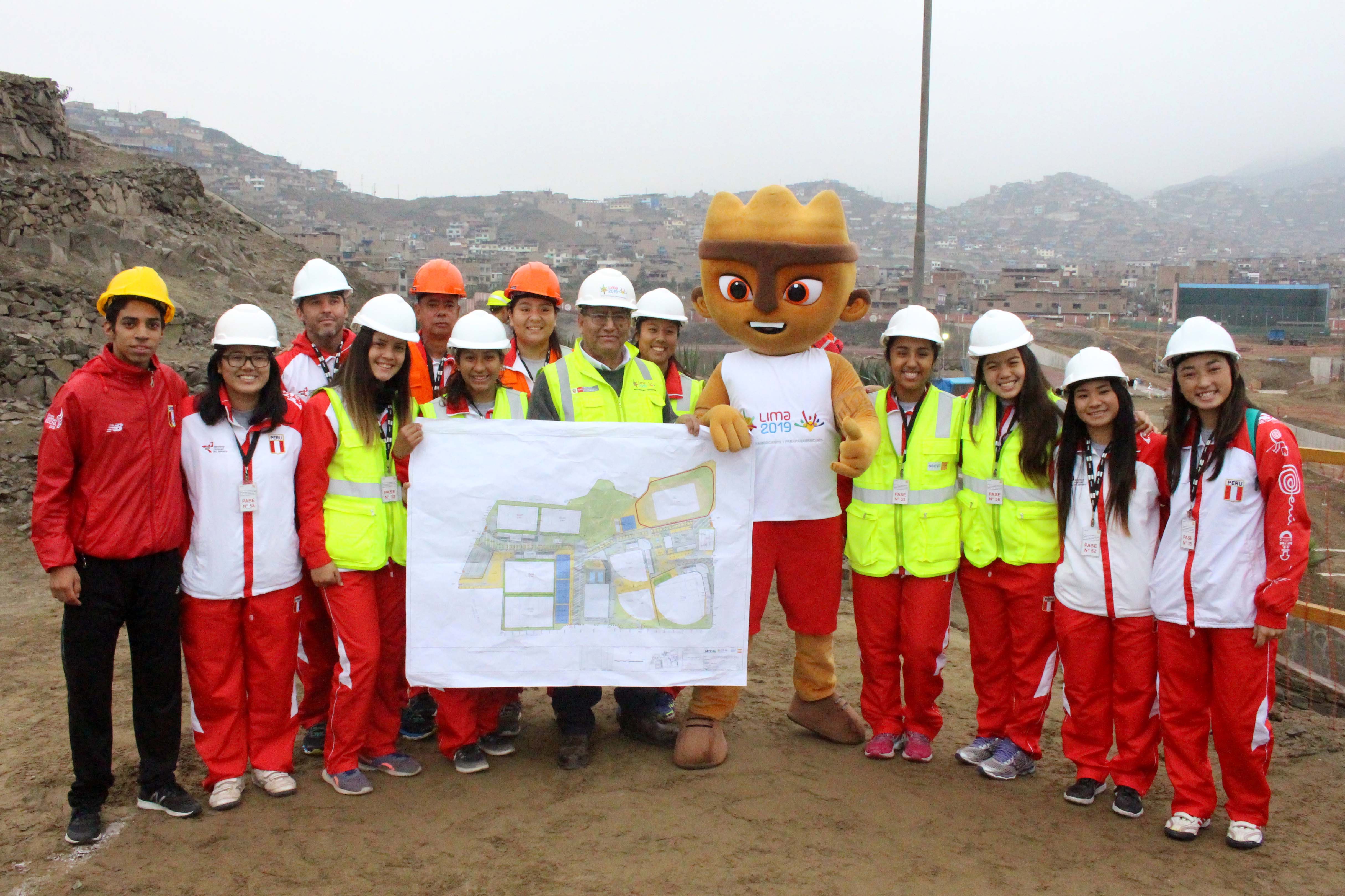 Selección Peruana de Softbol se mostró satisfecha por los avances realizados en la construcción de su estadio deportivo