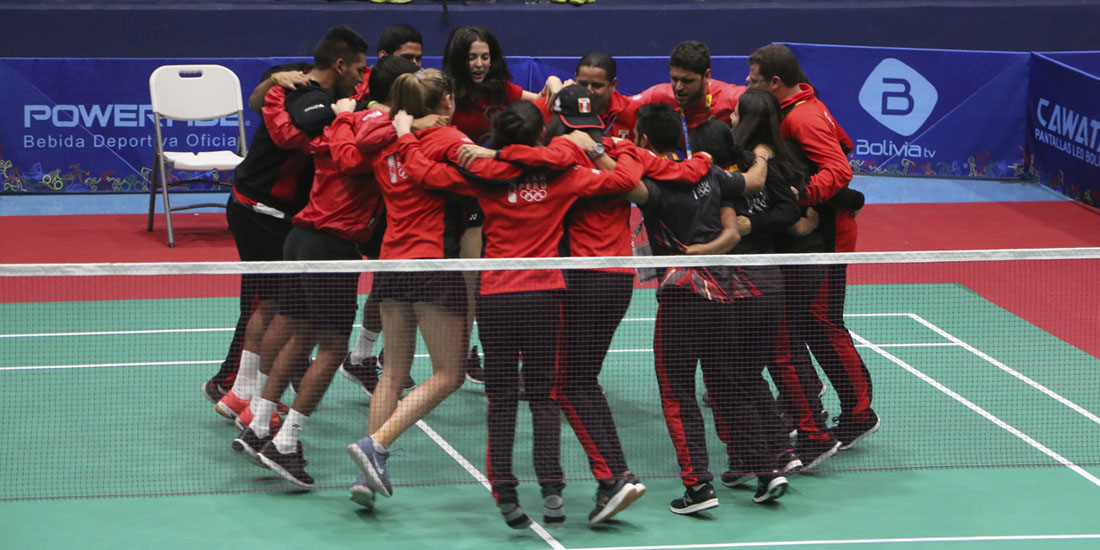 badminton triunfo festejo