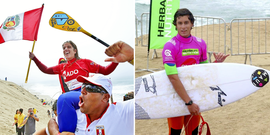 brissa y lucca reciben los laureles deportivos