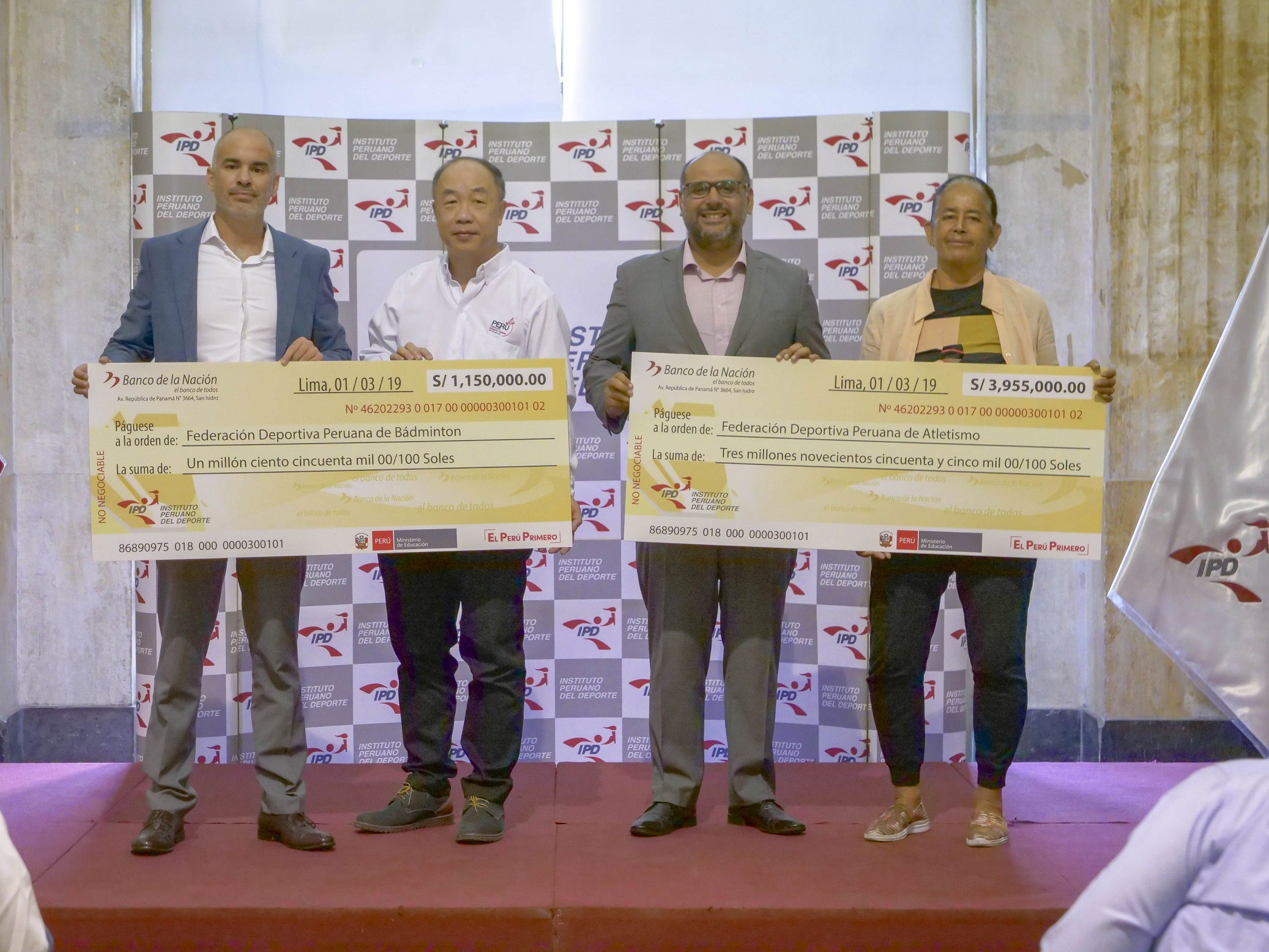 el atletismo recibió casi cuatro millones de soles