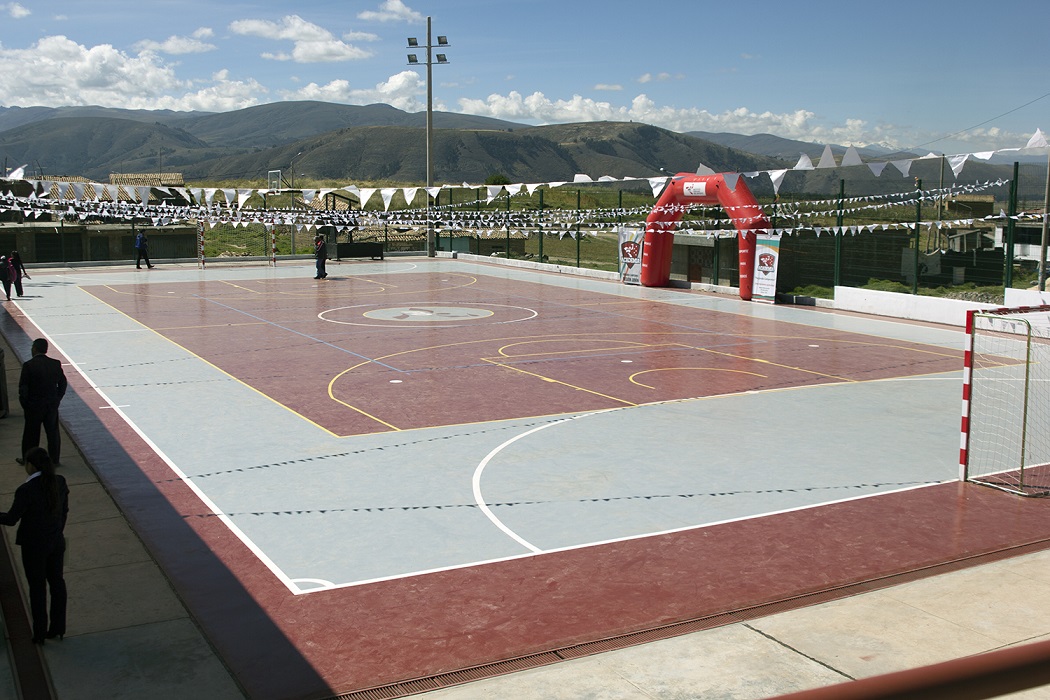 el polideportivo sera para beneficio de la poblacion