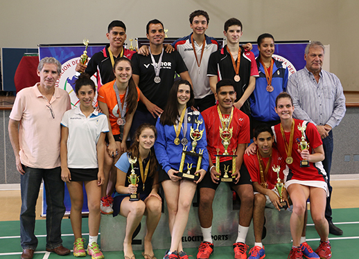 foto campeonato badminton