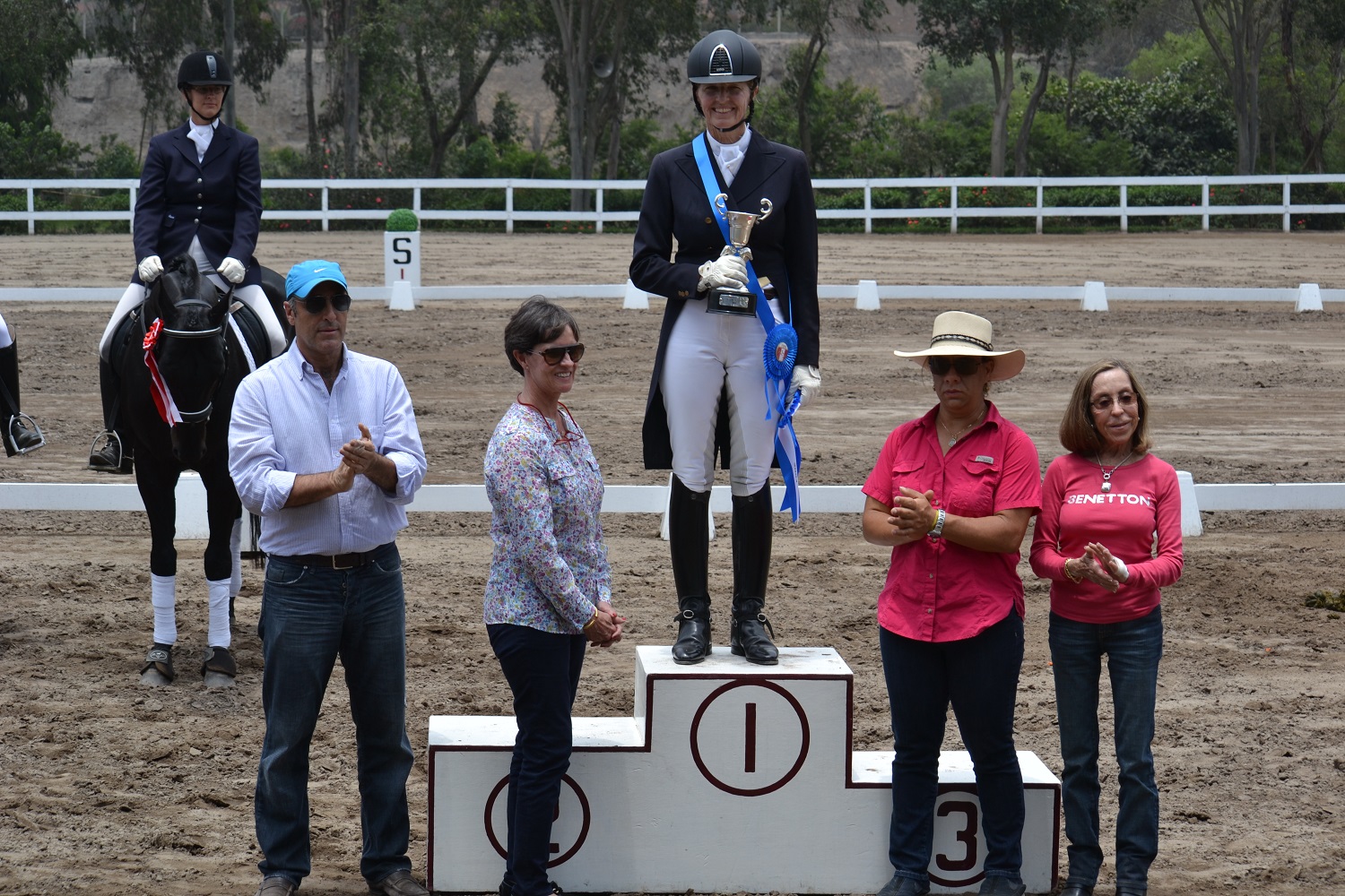 premiacion Campeonato Nac. Adiestramiento  Monika von Wedemeyer